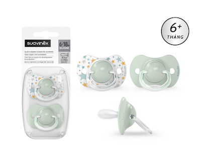  Set 2 Ti Giả Suavinex Cho Bé Từ 6M đến 18M 
