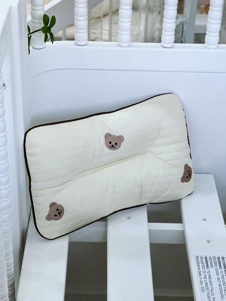  (A) Gối Mỏng Thoáng Khí Thêu Họa Tiết LouLou By Vinaquick 