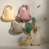  Yếm Ăn Dặm Màu Trơn Silicone Modui Cho Bé Từ 6M+ 