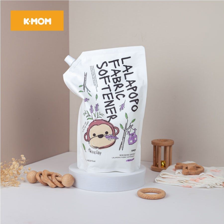  Nước Xả Thuần Chay Lalapopo K-Mom Hàn Quốc 1300ml (DẠNG TÚI) 