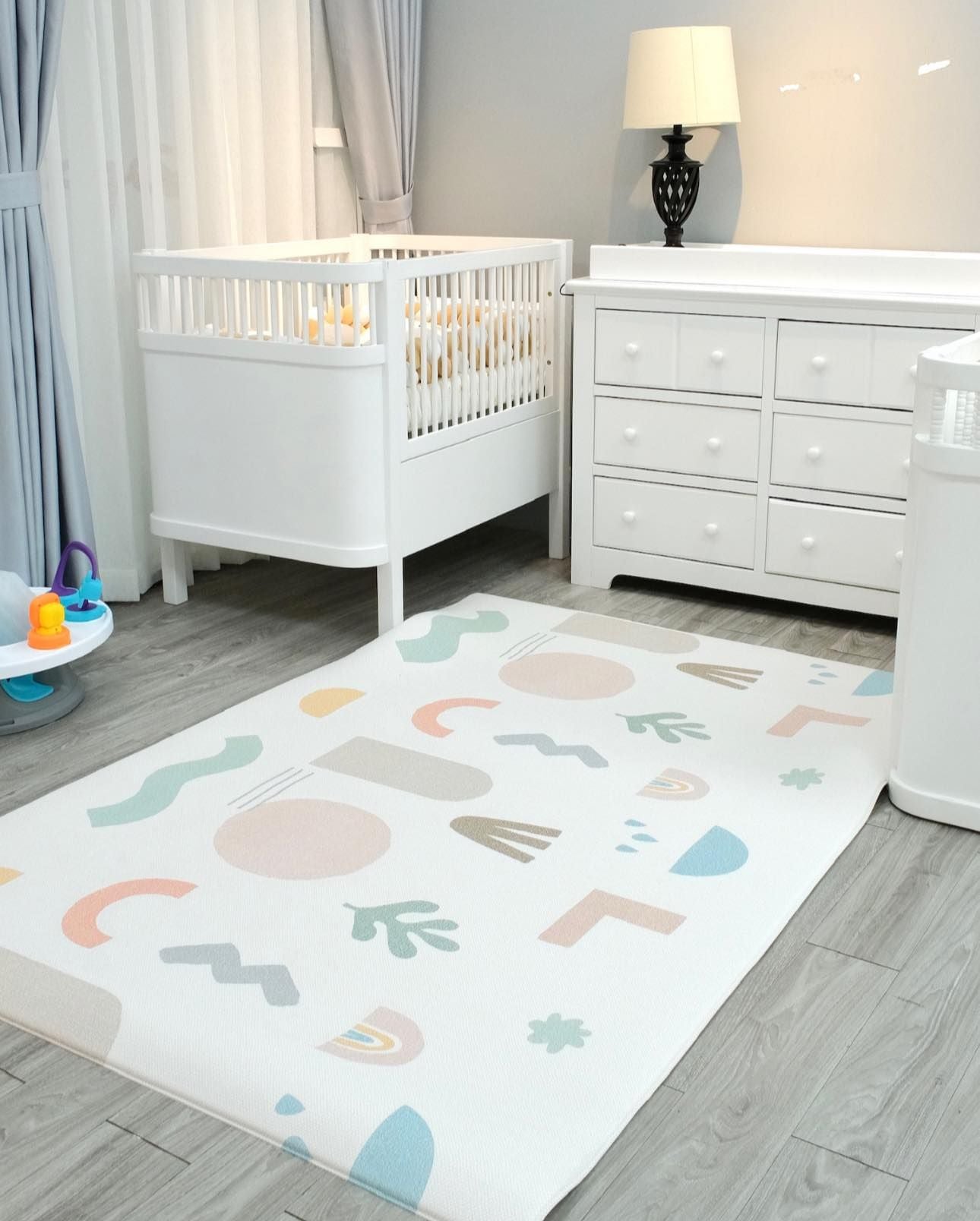  Thảm chơi PVC cao cấp cho bé Dwinguler - Scandi Collage 