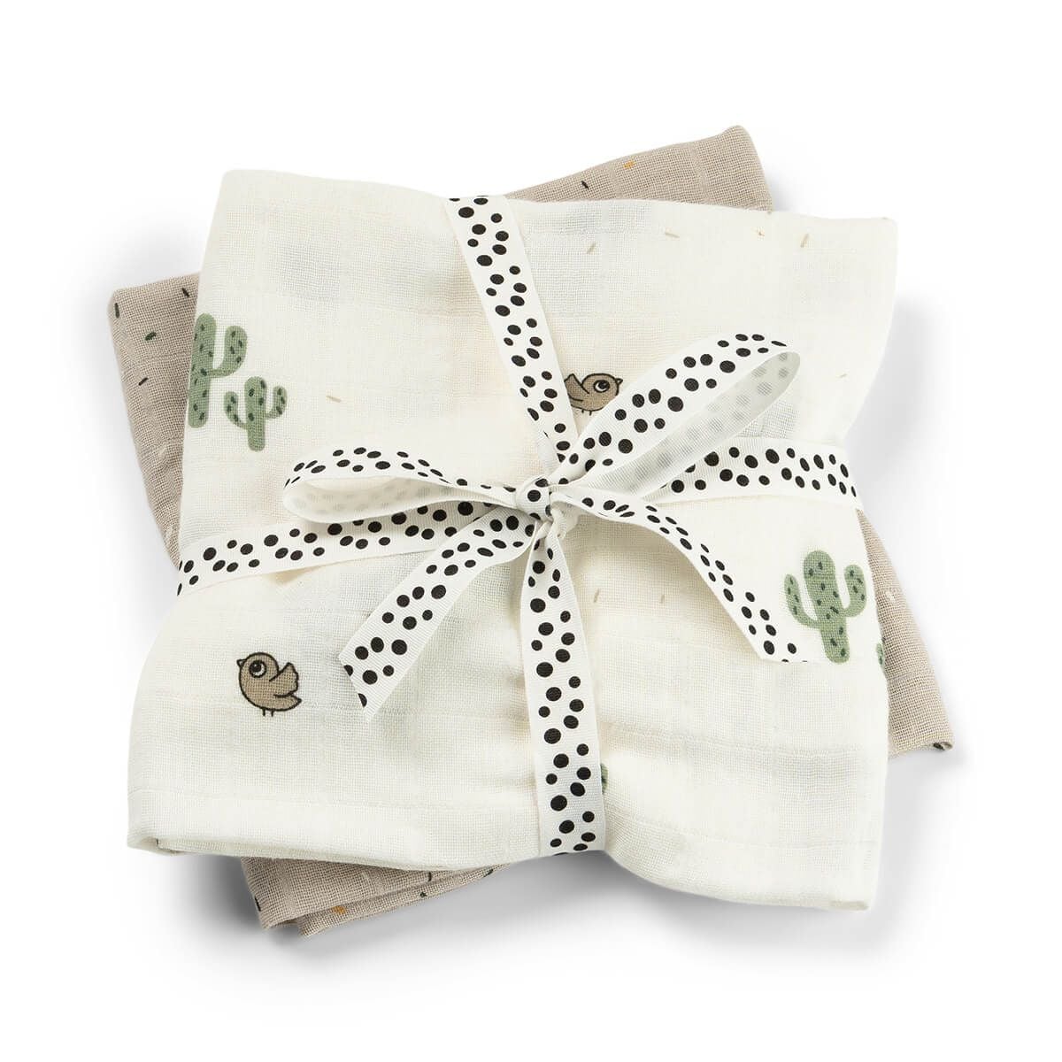  Set 2 Khăn Vỗ Ợ Lalee Cotton Done By Deer (65 x 65 cm) 