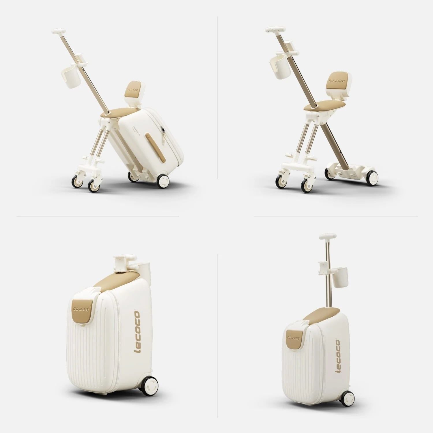  Vali Kèm Xe Đẩy Cao Cấp LECOCO C-Box B3 3-In-1 