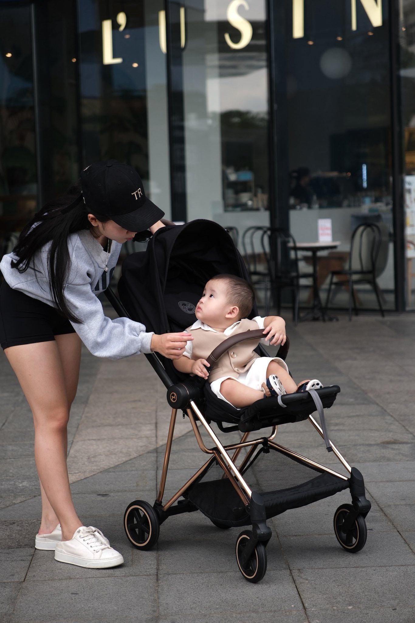  XE ĐẨY CYBEX MIOS 3 - ROSE GOLD / MIRAGE GREY 