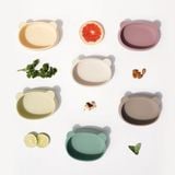  Bát Ăn Dặm Silicone Hình Gấu Có Đế Chống Trượt Modui 