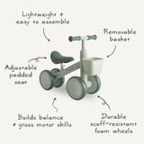  Xe Chòi Chân Mushie Mini Toddler Bike - Màu Blush (A) 
