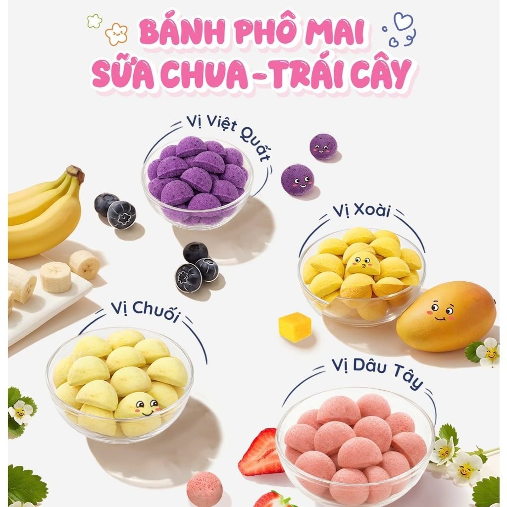  Sữa Chua Phô Mai Sấy Lạnh Mom's Choice (6M+) 