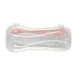  Set 2 Thìa Ăn Dặm Silicone Beaba Cho Bé Từ 4M+ 