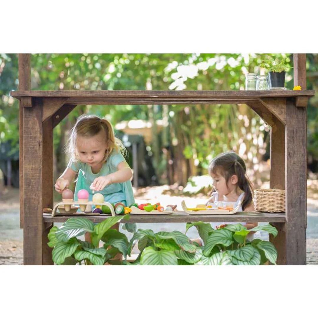  Đồ Chơi Gỗ PlanToys Cắt Trái Cây Và Rau Củ Cho Bé 18M+ 