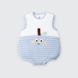  Body sát nách La Pomme trái cây ngộ nghĩnh - Trắng Xanh 