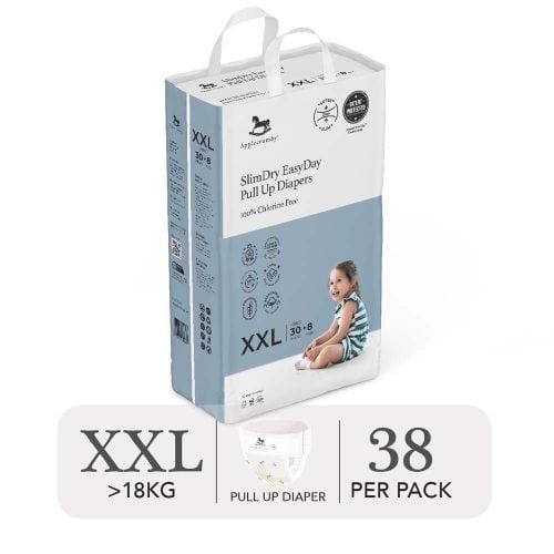  (MEGA) BỈM TÃ QUẦN NGÀY APPLECRUMBY SLIMDRY EASYDAY 