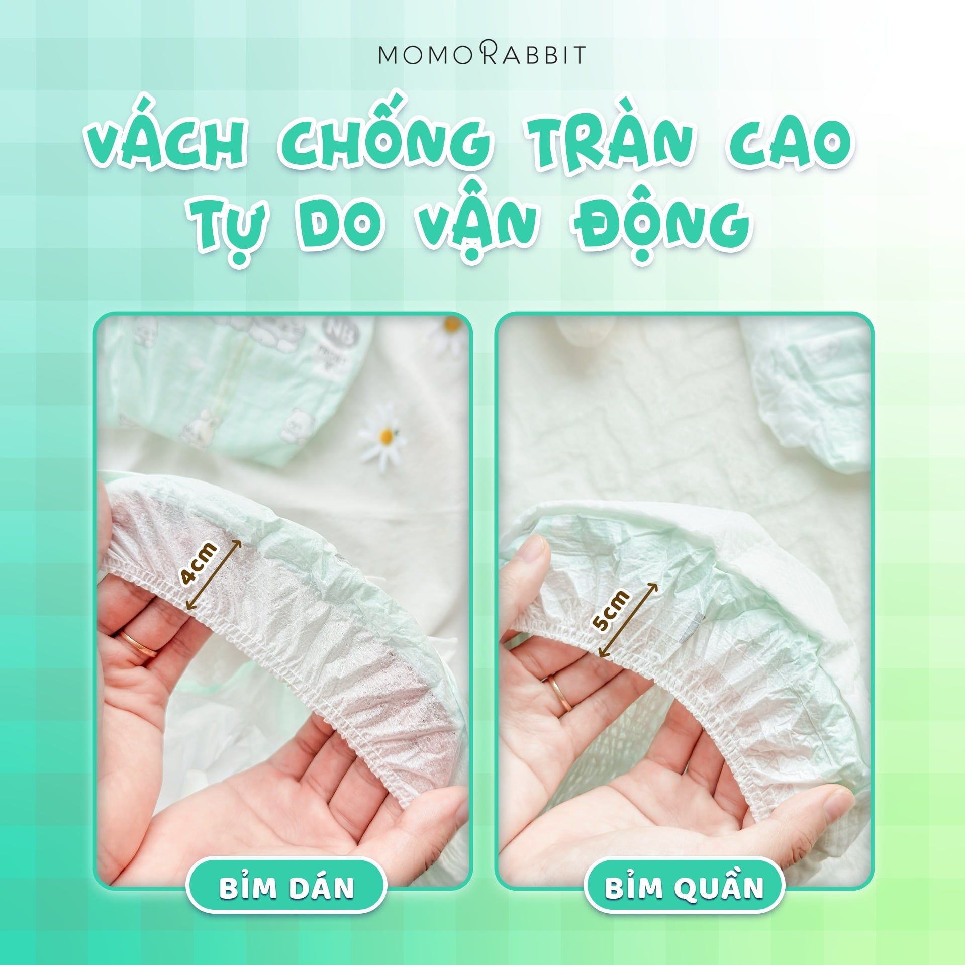  Tã / Bỉm Dán / Quần Momo Rabbit Friends 