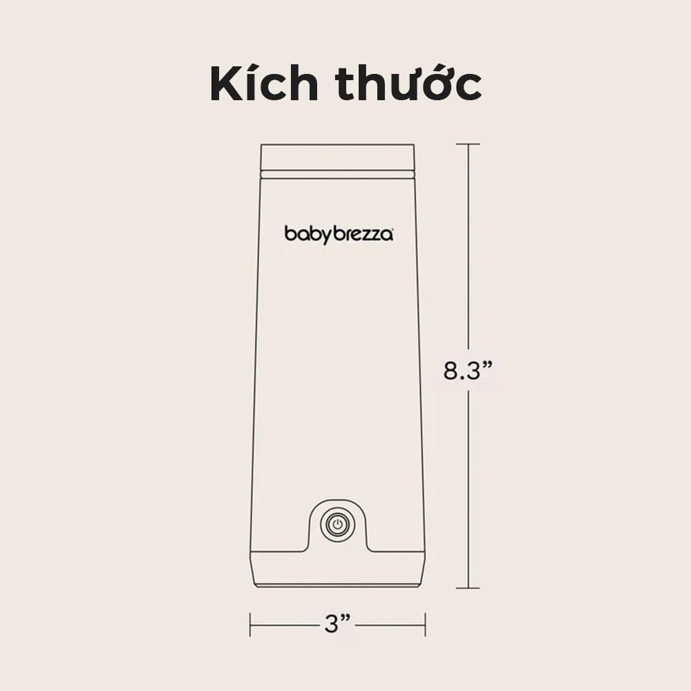  Máy hâm sữa và làm nóng nước di động siêu nhanh Baby Brezza 