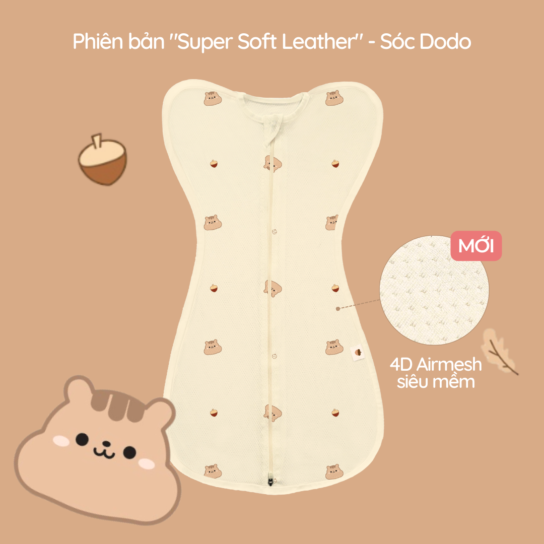  Nhộng chũn Dotori vải mesh lưới Hàn Quốc 