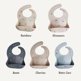  Yếm Ăn Dặm Silicone Mushie 