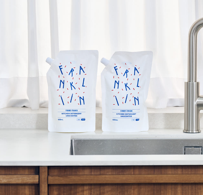  Túi Nước Rửa Bình Cữa FrankLiin 450ml 