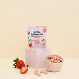  Bánh ăn dặm Little Blossom Organic Brown Rice Puffs vị Dâu (gói 4g) 