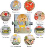  Sách Vải Kiêm Bảng Hoạt Động Phát Triển Kỹ Năng Taf Toys Quiet Busy Book 
