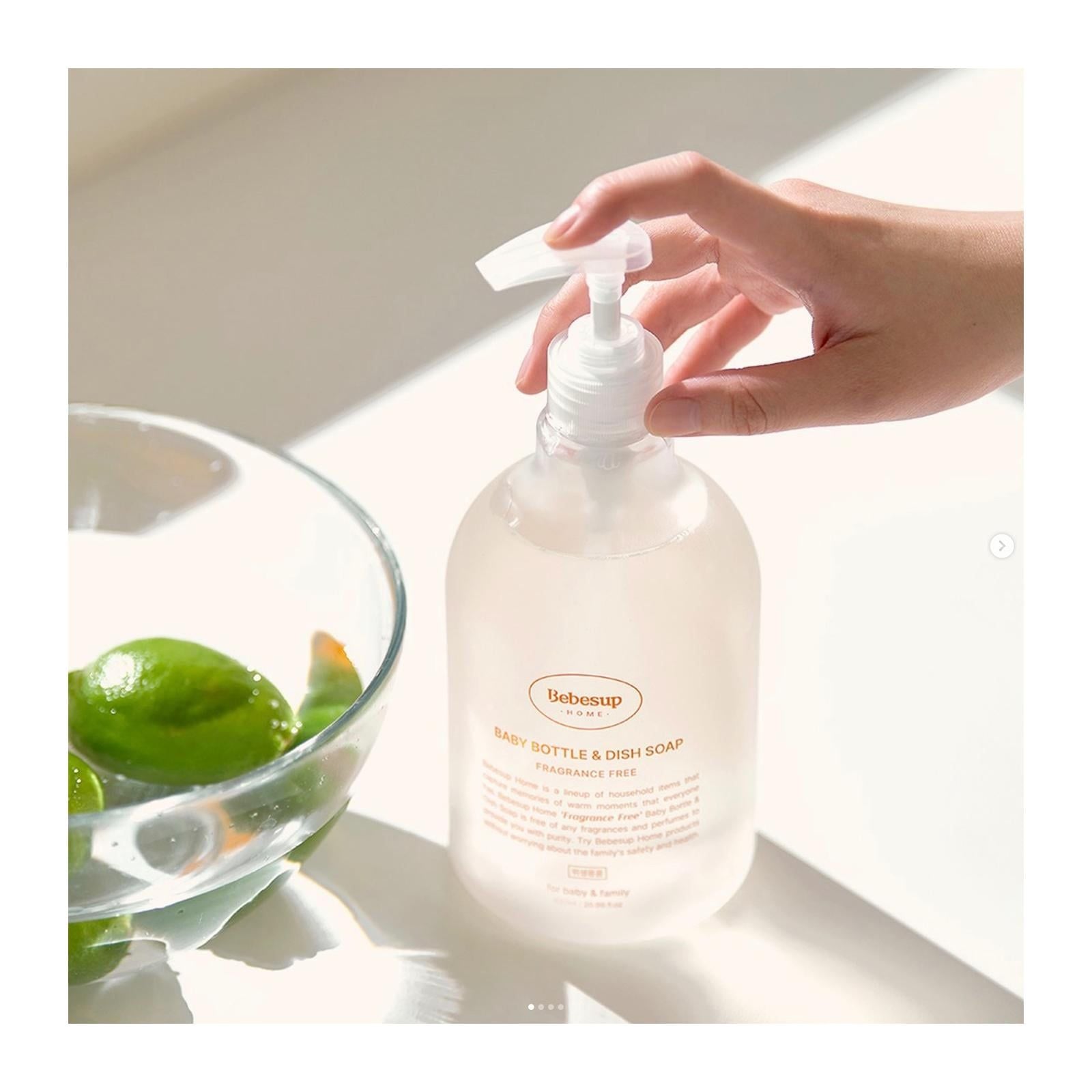  Nước Rửa Bình Tạo Bọt Bebesup Baby Bottle Soap 500ml 