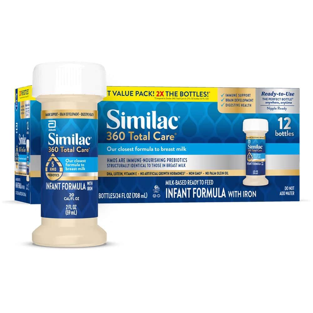  Sữa Nước Similac 360 Total Care 5 HMO Prebiotics Cho Bé Từ 0-12 Tháng (59ml) 