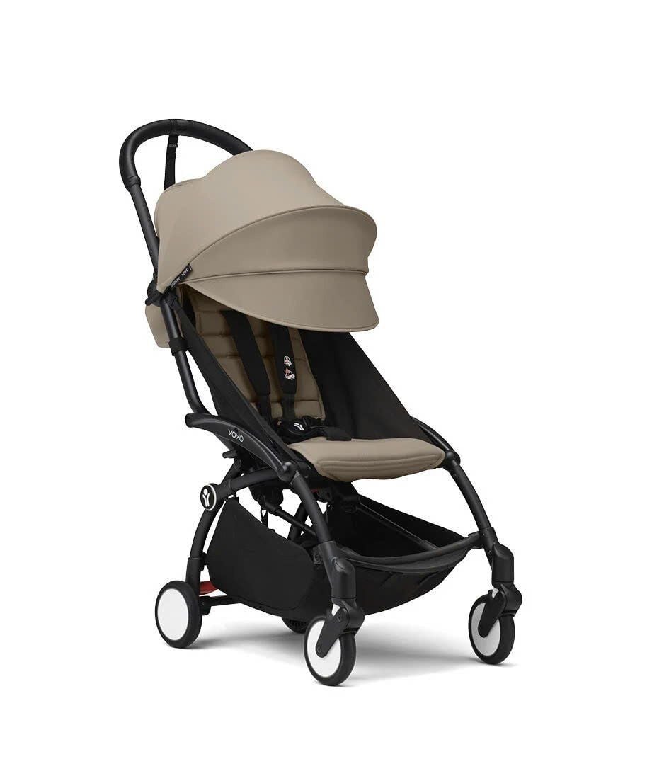  XE ĐẨY BABYZEN YOYO3 0+ 6+ COMPLETE STROLLER - KHUNG ĐEN/PACK TAUPE (STOKKE YOYO3) 