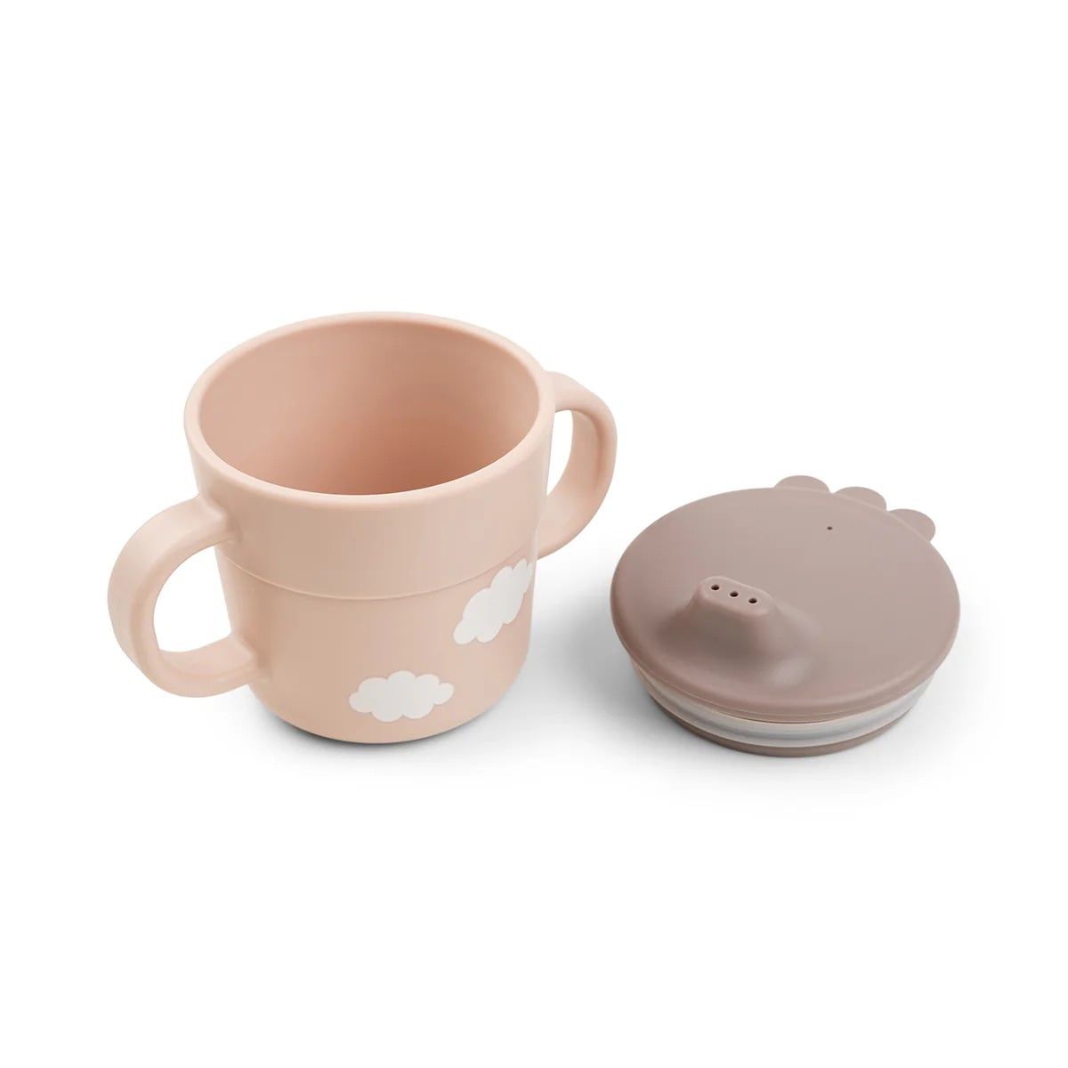 Bộ Ăn Dặm 3 Món Done By Deer Happy Clouds Có Đế Chống Trượt - Màu Powder 