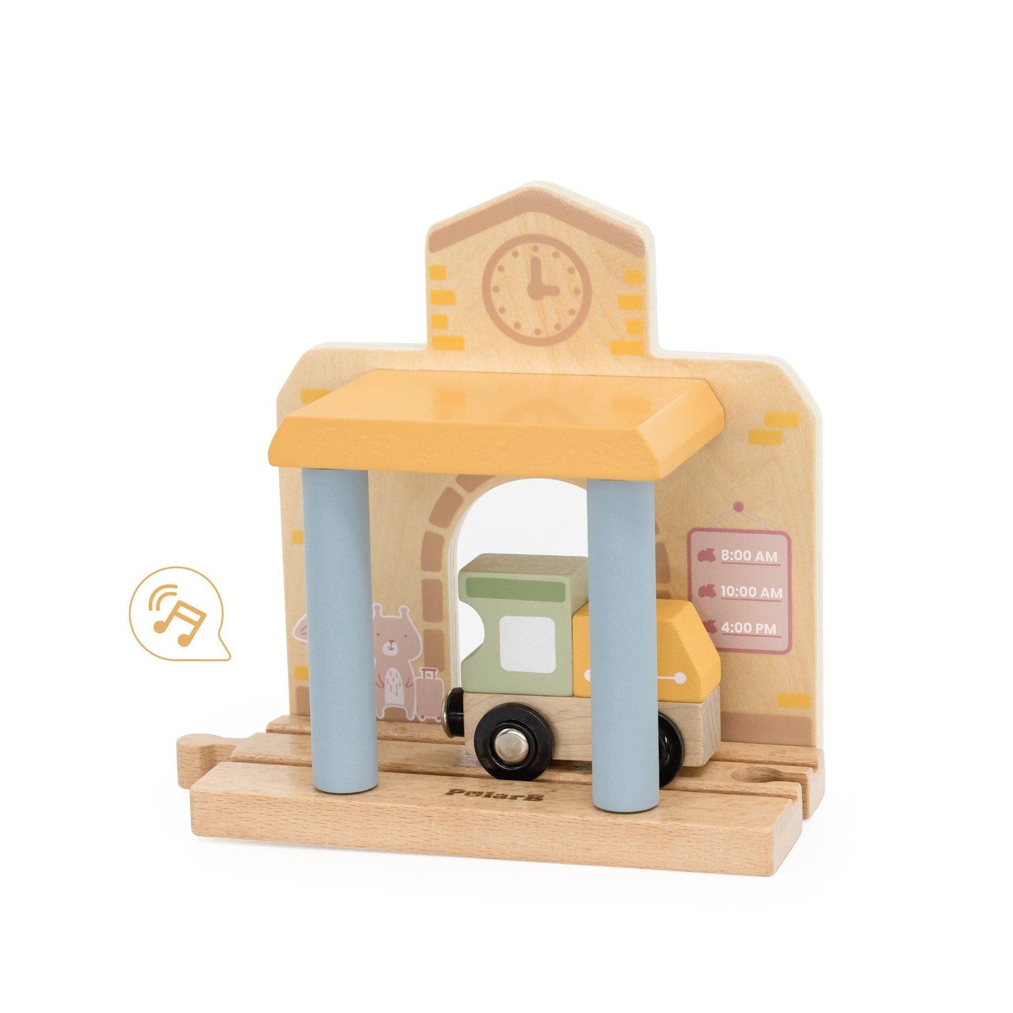  Bộ Đồ Chơi Gỗ Tàu Hỏa Polar B Cho Bé Từ 3Y+ ( 30 pcs ) 