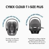  Ghế Ngồi Ô Tô Sơ Sinh Cybex Cloud T i-Size Plus - Màu Sepia Black 