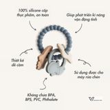 Bộ Vòng Đồ Chơi Gặm Nướu Mushie Teething Ring 