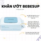  KHĂN ƯỚT BEBESUP SENSITIVE - 80 TỜ 