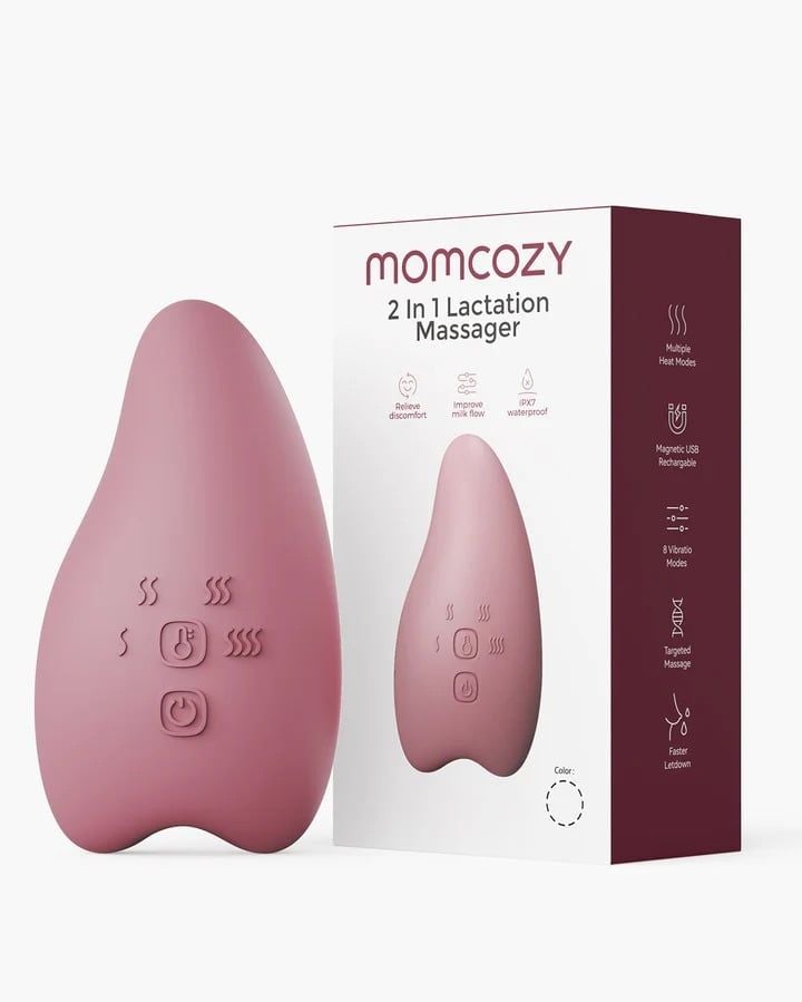  Máy Massage Thông Tia Sữa Có Sưởi Ấm Momcozy A1 Pro 