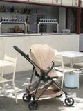  Xe Đẩy Gấp Gọn Siêu Nhẹ Cybex Melio Carbon 2026 - Màu Almond Beige 
