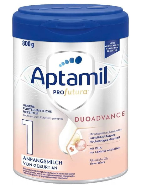 Sữa Aptamil Profutura Douadvance Đức Bạc Số 1 Cho Bé Từ 0 – 6 Tháng (800g) - CT 