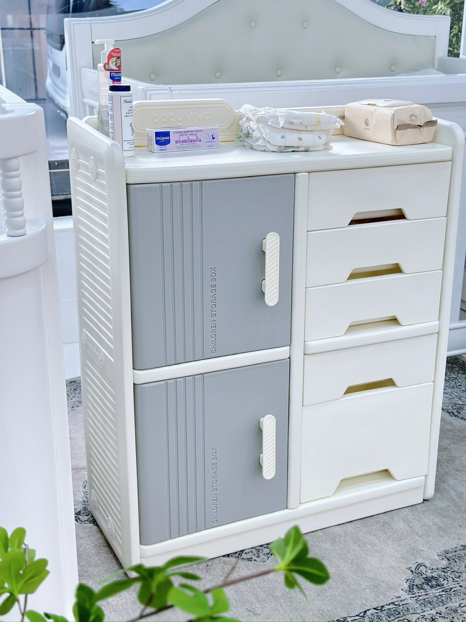  (A) Bộ Tủ Đựng Đồ Trẻ Em Cao Cấp LouLou By Vinaquick 