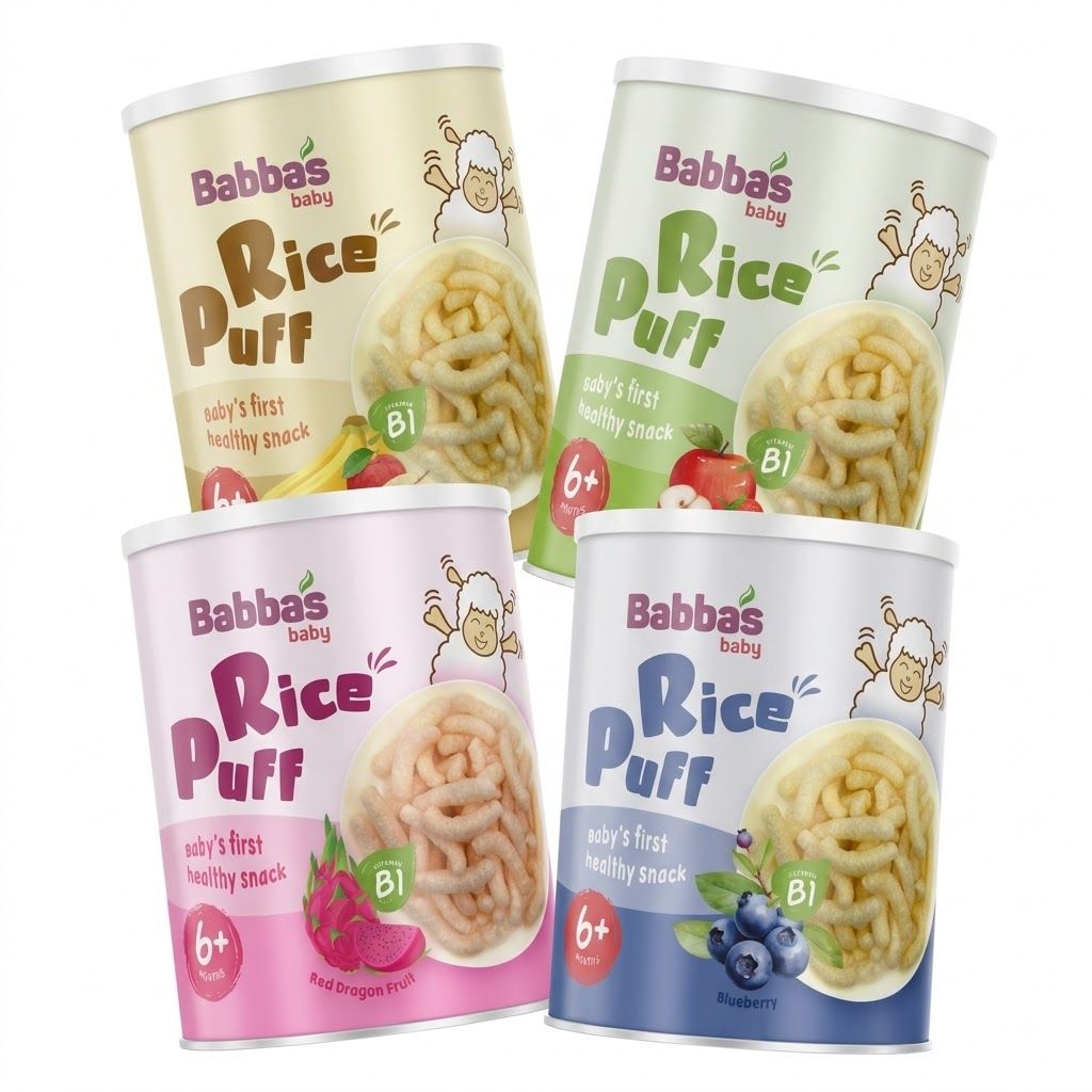  Bánh Gạo Rice Puff Babba's Baby (40g) 