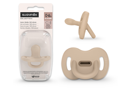  Ti Giả Suavinex Silicone Nguyên Khối (6-18M) 