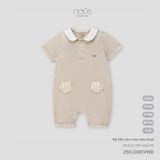  Bộ liền cộc Nous màu nâu nhạt 