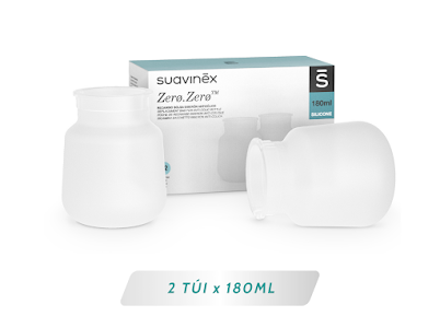 Túi Thay Thế Cho Bình Sữa Zero Zero Suavinex Anti-Colic -180ml 