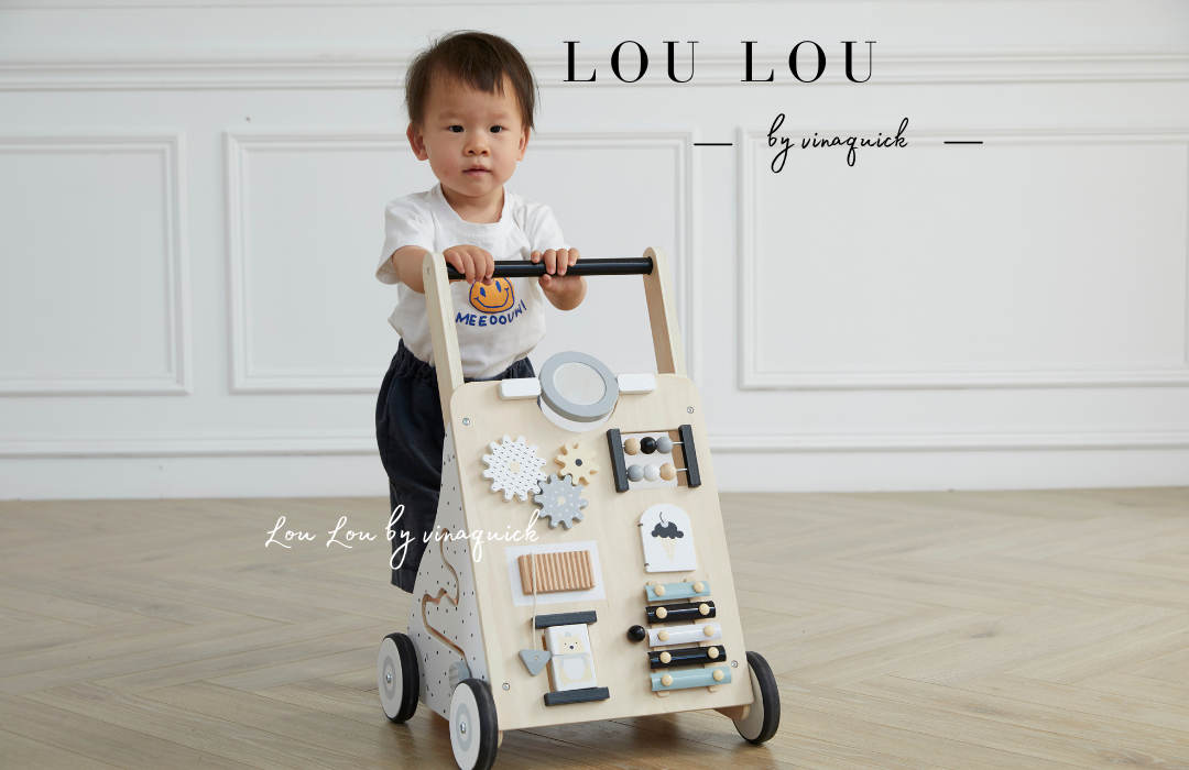  (A) Xe tập đi cho bé LouLou by Vinaquick (Mẫu 1) 