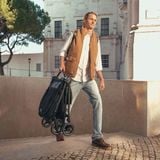  XE ĐẨY NUNA IXXA NEXT KHUNG CARBON - MÀU CAVIAR 