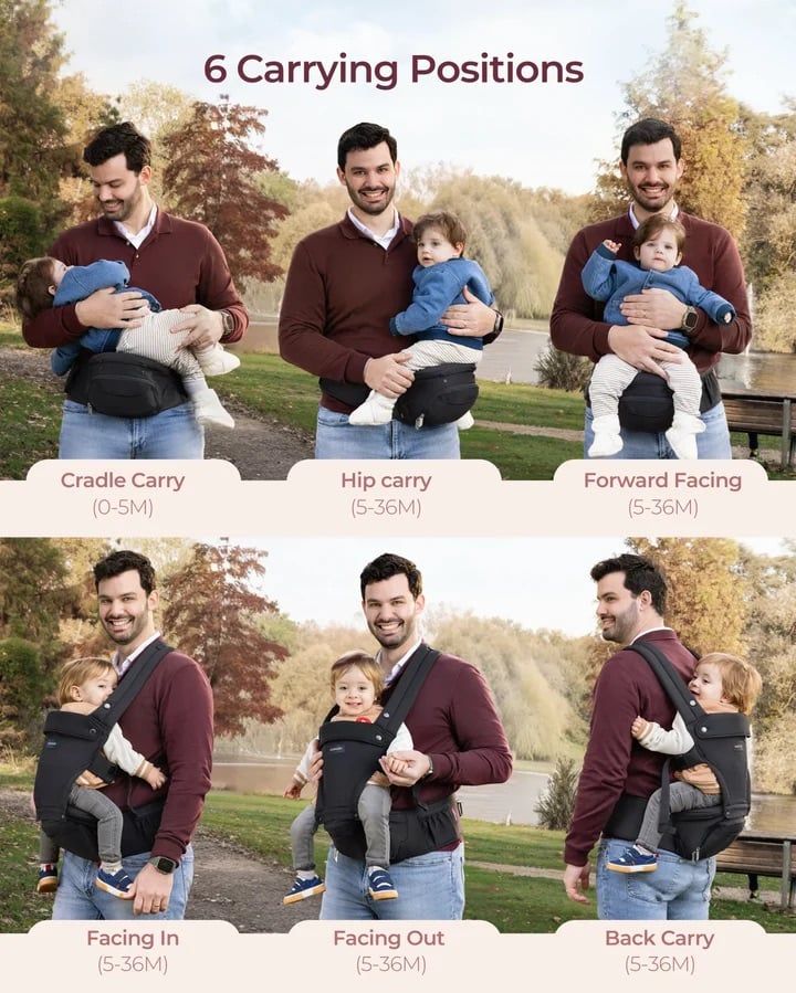  Địu Momcozy 2-In-1 Hip Seat 