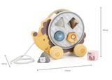  Xe kéo thú con nhím bằng gỗ Polar B cho bé từ 2Y+ 