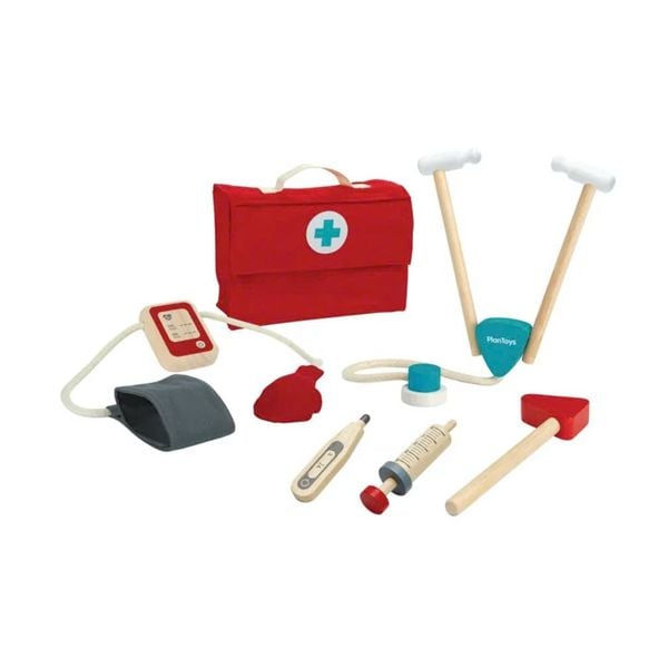  Đồ Chơi Gỗ PlanToys Nhập Vai Bác Sĩ Cho Bé 3Y+ 
