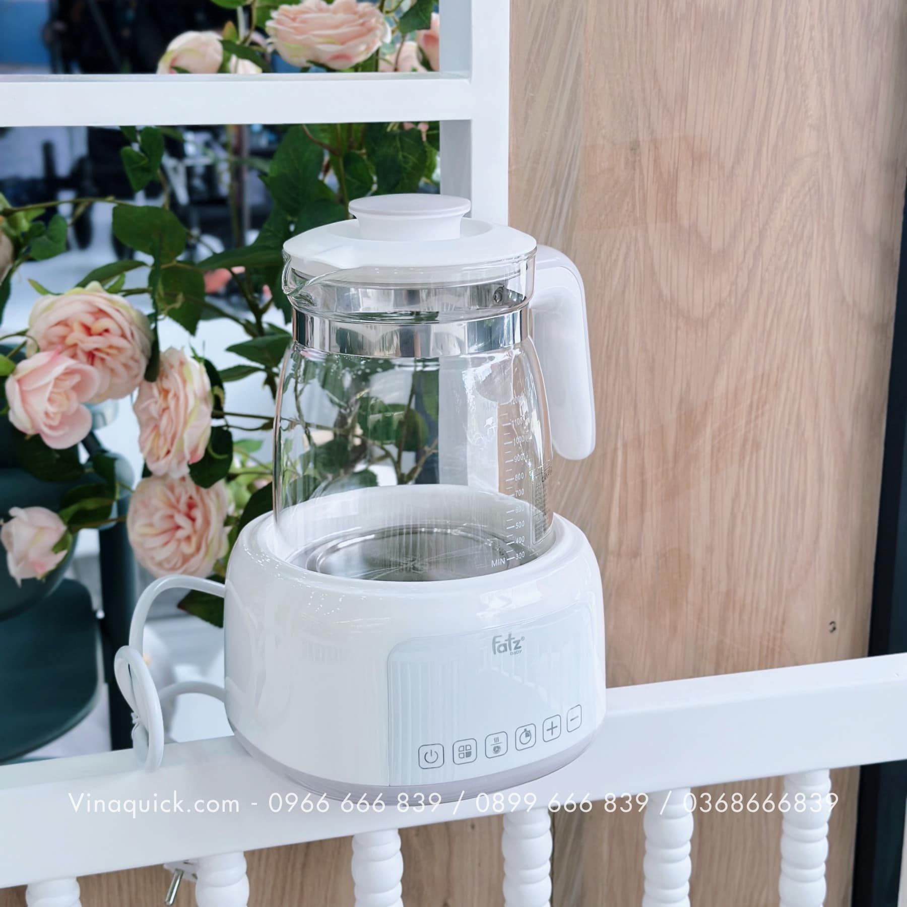  Máy đun và hâm nước pha sữa điện tử Fatzbaby Quick 12 