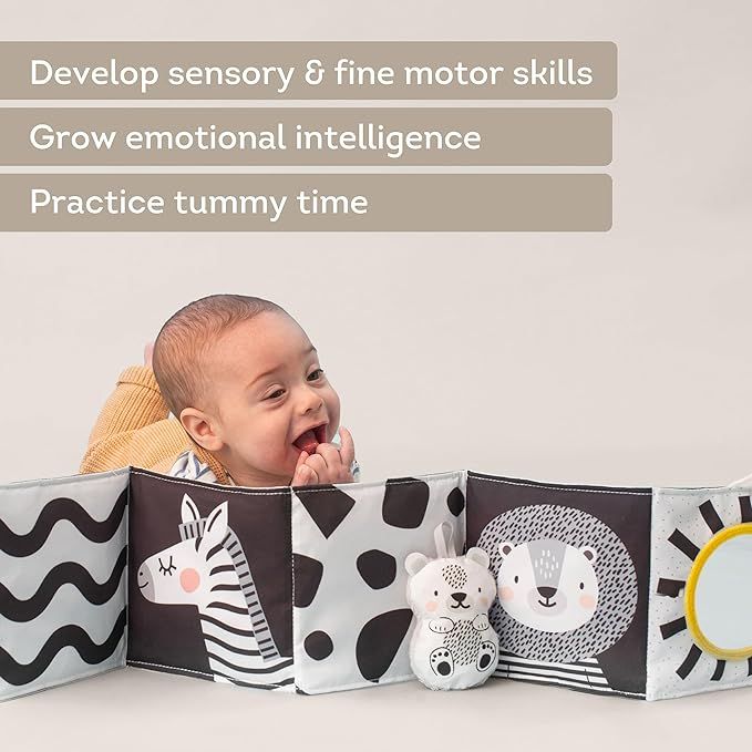  Sách Vải Đen Trắng Taf Toys Savannah Black & White Book 