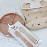  Yếm Ăn Dặm Silicone Mushie (A) 