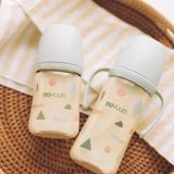  Bình Sữa PPSU Cổ Rộng Moyuum Mây Xanh 