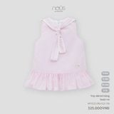  Váy dài kẻ hồng buộc nơ Nous 