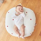  GỐI CHỐNG TRÀO NGƯỢC ROTOTO BEBE AIRMESH NGUYÊN KHỐI - GỖ SỒI TRÁI TIM 