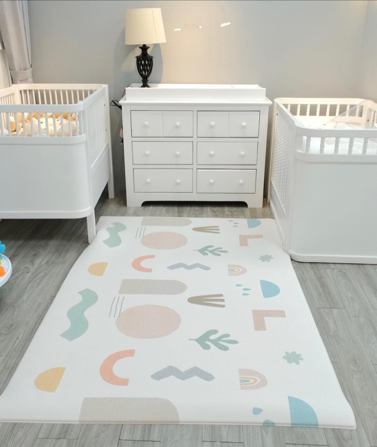  Thảm chơi PVC cao cấp cho bé Dwinguler - Scandi Collage 